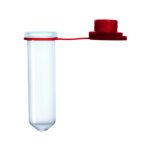 Probówki reakcyjne z PP z zatyczką z LDPE na haczyku - poj. 2,0 ml - j-1424 - probowki-reakcyjne-z-zatrzaskiwanym-zamknieciem - 2-ml - 108-x-39-mm - czerwony - worek - 500-szt - 72-689-003