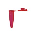 Probówki typu Eppendorf z zamknięciem SafeSeal - poj. 0,5 ml - j-1343 - probowki-typu-eppendorf-safeseal - 05-ml - 78-x-30-mm - czerwony - niesterylne - worek - 500-szt - 72-704-002
