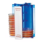 Statywy DishRack do szalek Petriego - j-5004 - statyw-dishrack-50 - 240-mm - niebieski - 52-miejsca - 93-1647-003 - szalki-petriego-o-sr-92-100-mm