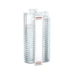 Statywy DishRack do szalek Petriego - j-5011 - statyw-dishrack-80 - 370-mm - bezbarwny - 88-miejsc - 93-1646 - szalki-petriego-o-sr-92-100-mm