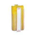 Statywy DishRack do szalek Petriego - j-5013 - statyw-dishrack-80 - 370-mm - zolty - 88-miejsc - 93-1646-002 - szalki-petriego-o-sr-92-100-mm