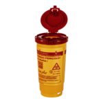 Pojemniki na odpady Multi-Safe twin plus - j-2621 - pojemnik-na-odpady-multi-safe-twin-plus-500-z-logo-biohazard - 05-l - 89-mm - 162-mm - 77-3884-105