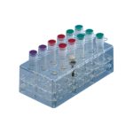 Statywy z PC z rowkowanymi otworami - j-5092 - statyw-z-pc-z-rowkowanymi-otworami - o-sr-105-mm - 137-x-70-x-40-mm - 18-miejsc - 93-894