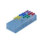 Statywy z PC z rowkowanymi otworami - j-5094 - statyw-z-pc-z-rowkowanymi-otworami - o-sr-105-mm - 257-x-90-x-40-mm - 48-miejsc - 93-1428