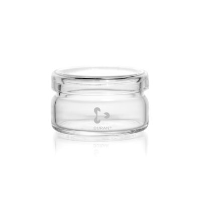 Pojemniki szklane Duran - z pokrywą i przewężeniem