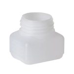 Butelki czworokątne z HDPE - bez zakrętki - gwint RD40 - l-0710 - butelka-czworokatna-z-hdpe-bez-zakretki - 50-ml - 40-mm - 437-x-554-mm - 515-mm