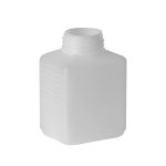 Butelki czworokątne z HDPE - bez zakrętki - gwint RD40 - l-0715 - butelka-czworokatna-z-hdpe-bez-zakretki - 250-ml - 40-mm - 540-x-721-mm - 1015-mm