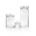 Pojemniki na preparaty Duran - z pokrywą z uchwytem - ze szlifem - g-4052 - pojemnik-na-preparaty-duran - 65-mm - 103-mm - 175-ml