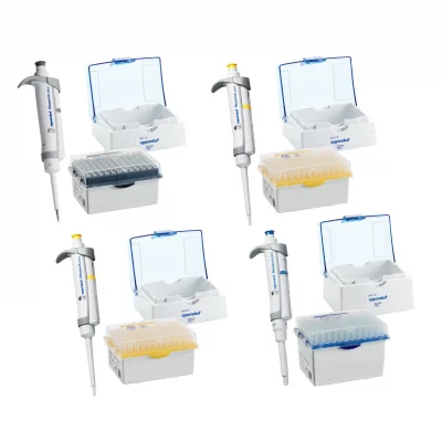 Zestaw 4 pipet Eppendorf Research® Plus - z końcówkami ep Dualfilter T.I.P.S.® BioBased Reloads