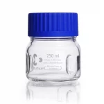 Butelki laboratoryjne ze szkła Duran z 3 przegrodami - gwint GLS80 - g-1860 - butelka-duran-z-3-przegrodami - z-zakretka - 250-ml - 95-x-110-mm - gls80