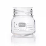 Butelki laboratoryjne Duran protect+ bez zakrętki - bezbarwne - gwint GLS80 - g-1820 - butelka-laboratoryjna-duran-protect-2 - bez-zakretki - bezbarwna - 250-ml - 95-x-105-mm - gls80