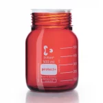 Butelki laboratoryjne Duran protect+ bez zakrętki - oranżowe - gwint GLS80 - g-1831 - butelka-laboratoryjna-duran-protect-2 - bez-zakretki - oranzowa - 500-ml - 101-x-148-mm - gls80