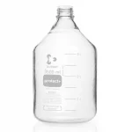 Butelki laboratoryjne Duran protect+ bez zakrętki - bezbarwne - g-2521 - butelka-laboratoryjna-duran-protect-2 - bez-zakretki - bezbarwna - 3500-ml - 160-x-295-mm - gl45-2