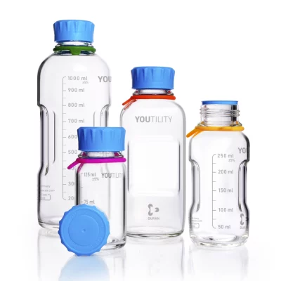 Butelki laboratoryjne Duran® Youtility - bezbarwne