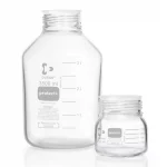 Butelki laboratoryjne Duran protect+ bez zakrętki - bezbarwne - gwint GLS80 - g-1821 - butelka-laboratoryjna-duran-protect-2 - bez-zakretki - bezbarwna - 500-ml - 101-x-148-mm - gls80