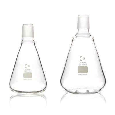Kolby filtracyjne ze szkła Duran do zestawu do filtracji próżniowej Duran - odwrócony szlif NS 45/40