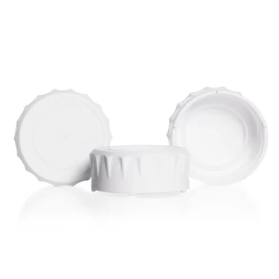 Zakrętki Duran TILT z PP - gwint GL56 - białe