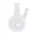 Kolby okrągłodenne dwuszyjne ze szkła Duran - szyjka boczna skośna - g-5841 - kolby-okraglodenne-dwuszyjne-ze-szkla-duran - szyjka-boczna-skosna - 25-ml - ns-1423 - ns-14-23 - 41-mm