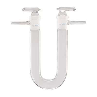 U-rurki suszące ze szkła Duran - z kranami i szlifem