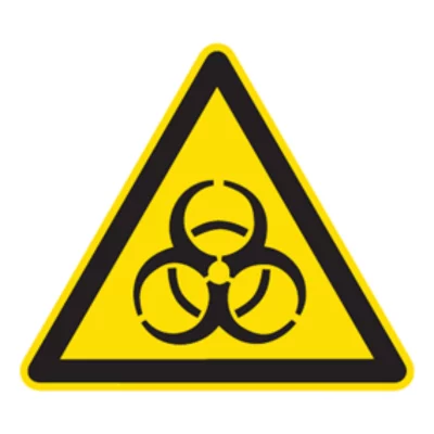 Naklejki ostrzegawcze Biohazard (zagrożenie biologiczne)