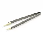 Pinceta precyzyjna z końcówką wymienną z tworzywa TPE - l-0629 - pinceta-precyzyjna-prosta - z-tpe - 1-mm - 1-mm - 210-mm