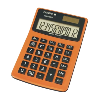 Kalkulator Olympia LCD 1000P - odporny na pył i wodę