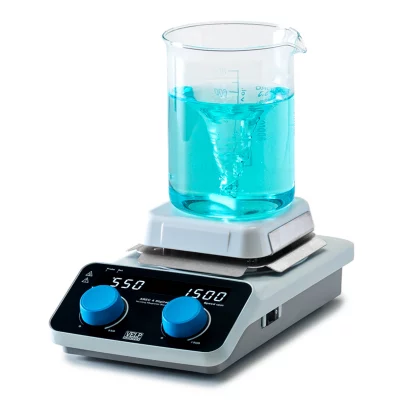 Mieszadło magnetyczne z grzaniem AREC 4 - cyfrowe