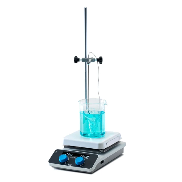 Mieszadło magnetyczne z grzaniem AREC 7 - cyfrowe Pall - b-8404 - mieszadlo-magnetyczne-z-grzaniem-arec-7-cyfrowe - 100-1500-obr-min - 550-c - 15-l - z-czujnikiem-temp-pt100-pretem-statywu-lacznikiem - sc20500681