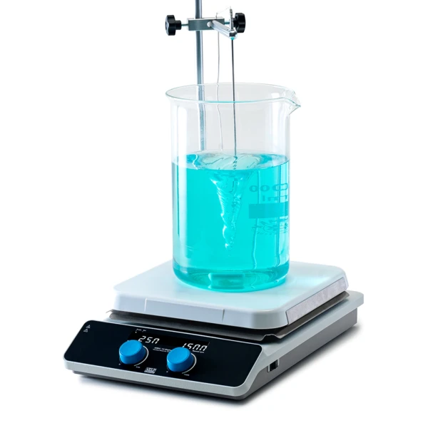 Mieszadło magnetyczne z grzaniem AREC 10 - cyfrowe Pall - b-8412 - mieszadlo-magnetyczne-z-grzaniem-arec-10-cyfrowe - 100-1500-obr-min - 550-c - 25-l - z-czujnikiem-temp-pt100-pretem-statywu-lacznikiem - sc20500691