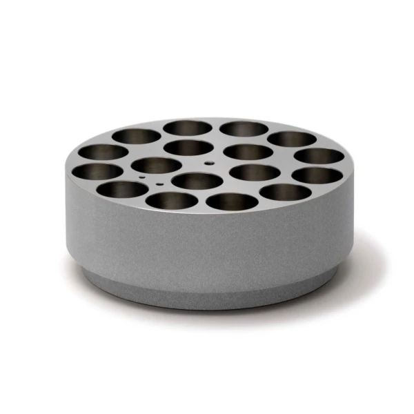 Bloki aluminiowe AluBlocks™ do mieszadeł magnetycznych Pall - b-8440 - blok-aluminiowy-monoalublock - 17-miejsc - 40-ml - 28-mm - 43-mm - mieszadla-magnetyczne - a00000340