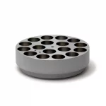 Bloki aluminiowe AluBlocks™ do mieszadeł magnetycznych - b-8441 - blok-aluminiowy-monoalublock - 17-miejsc - 30-ml - 28-mm - 30-mm - mieszadla-magnetyczne - a00000339