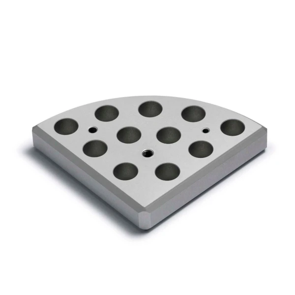 Bloki aluminiowe AluBlocks™ do mieszadeł magnetycznych Pall - b-8456 - blok-aluminiowy-multialublock - 11-miejsc - 2-ml - 12-mm - 14-mm - mieszadla-magnetyczne - a00000337