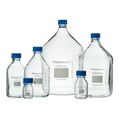 Butelki laboratoryjne Fisherbrand - z zakrętką - o poj. 100-20000 ml