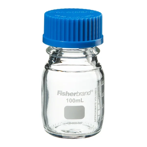 Butelki laboratoryjne Fisherbrand - z zakrętką - o poj. 100-20000 ml Pall - l-6025 - butelka-laboratoryjna-fisherbrand - 100-ml - 56-x-105-mm-2 - gl45-2 - 1-szt