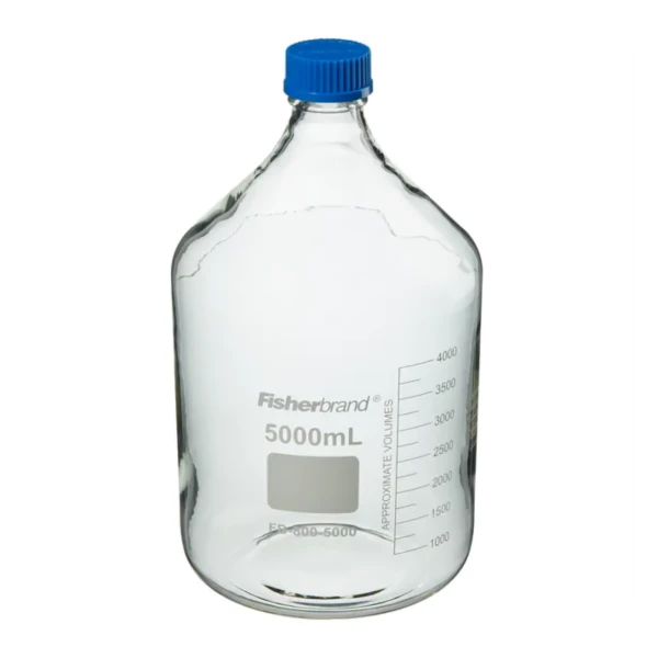 Butelki laboratoryjne Fisherbrand - z zakrętką - o poj. 100-20000 ml Pall - l-6030 - butelka-laboratoryjna-fisherbrand - 5000-ml - 181-x-330-mm - gl45-2 - 1-szt