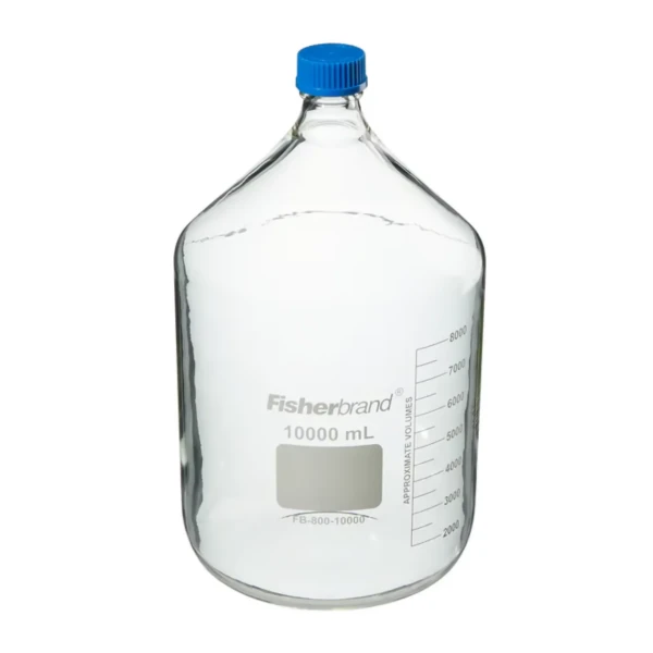 Butelki laboratoryjne Fisherbrand - z zakrętką - o poj. 100-20000 ml Pall - l-6031 - butelka-laboratoryjna-fisherbrand - 10000-ml - 227-x-410-mm - gl45-2 - 1-szt