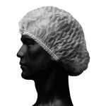 Czepki ochronne z PP - jednorazowe - l-0962 - czepki-jednorazowe-z-pp - m - 52-cm - bialy - pudelko - 100-szt