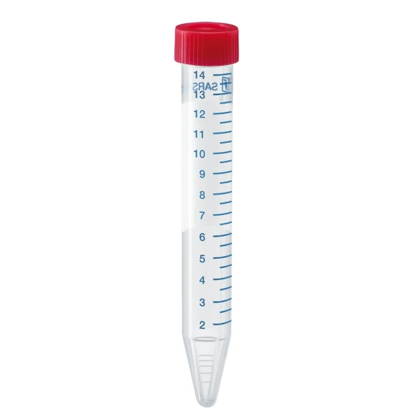 Probówki wirówkowe typu Falcon z PP - poj. 15 i 50 ml - j-0302 - probowki-typu-falcon-z-pp - 15-ml - 17-x-120-mm - czerwona - sterylne - worek - 50-szt - 62-554-502