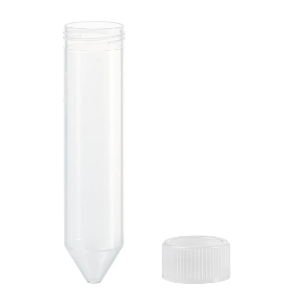 Probówki stożkowodenne z PP - z zakrętką z HDPE - poj. 10-30 ml - j-0254 - probowki-stozkowodenne-z-pp - 30-ml - 25-x-107-mm - bezbarwna - niesterylne - worek - 500-szt - 60-544