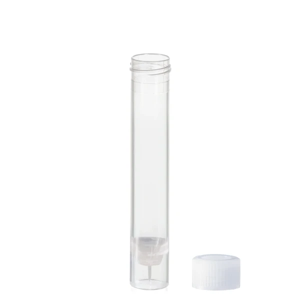 Probówki stożkowodenne - z zakrętką z HDPE - samostojące - poj. 3,5 ml - 5 ml - j-0262 - probowki-stozkowodenne-z-pp - 35-ml-2 - 115-x-66-mm - bezbarwna - niesterylne - worek - 1000-szt - 60-549