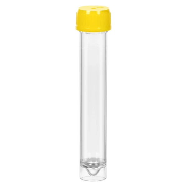 Probówki stożkowodenne - z zakrętką z HDPE - samostojące - poj. 10-15 ml - j-0266 - probowki-wirowkowe-stozkowodenne-z-ps - 10-ml - 16x-97-mm - zolta - sterylne - worek - 100-szt - 60-9921-829