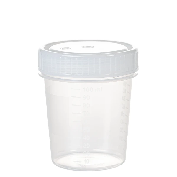 Pojemniki z PP na próbki - poj. 100 ml - j-0773 - pojemniki-z-pp-na-probki - 100-ml - 62-x-72-mm - z-nakrecona-zakretka - niesterylne - 200-szt - 200-szt - 75-562-005