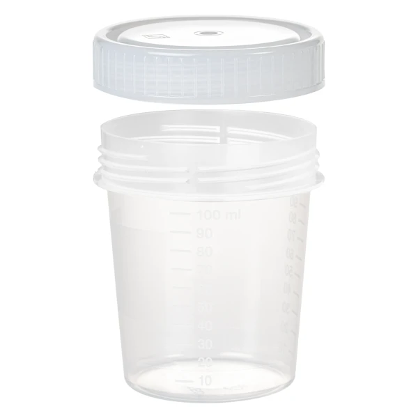 Pojemniki z PP na próbki - poj. 100 ml - j-0774 - pojemniki-z-pp-na-probki - 100-ml - 62-x-72-mm - z-zakretka - niesterylne - 50-szt - 50-szt - 75-562-300