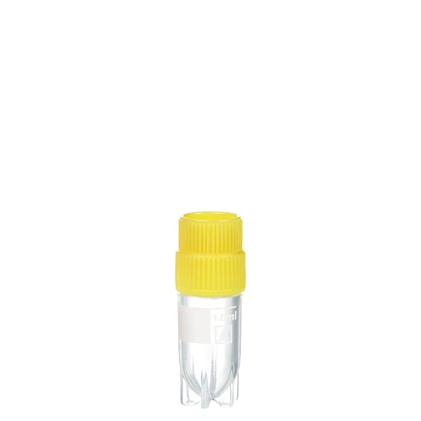 Krioprobówki CryoPure z PP - z gwintem zewnętrznym - poj. 1,2 ml - j-1913 - krioprobowki-cryopure-z-gwintem-zewnetrznym - 12-ml-2 - zolta - cryo-performance-tested - 10-x-50-szt - 500-szt - 72-377-004