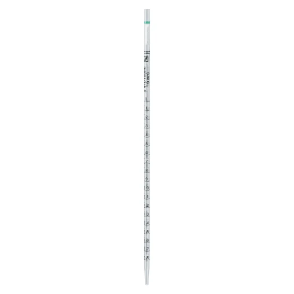 Pipety serologiczne z PS - o poj. 1 ml - 50 ml - j-2145 - pipety-serologiczne-z-ps - z-zatyczka-z-waty - 2-ml - 001-ml - zielony - sterylne - worek - 25-szt - 86-1252-025