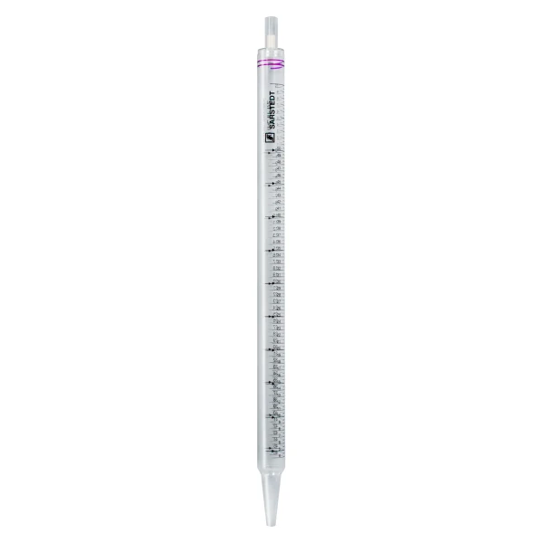 Pipety serologiczne z PS - o poj. 1 ml - 50 ml - j-2158 - pipety-serologiczne-z-ps - z-zatyczka-z-waty - 50-ml - 05-ml - fioletowy - sterylne - pak-ind - 30-szt - 86-1256-001