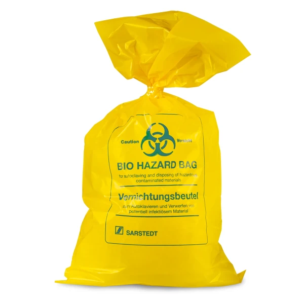 Worki Biohazard żółte na odpady - autoklawowalne Pall - j-2562 - worki-na-odpady-biohazard-autoklawowalne - pp - 40-l-2 - 600-x-780-mm - 50-%c2%b5m - zolte - 50-szt - 86-1203-103