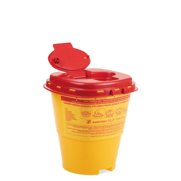 Pojemniki na odpady Multi-Safe twin plus - j-2624 - pojemnik-na-odpady-multi-safe-twin-plus-2500-z-logo-biohazard - 25-l-2 - 176-x-179-mm - 197-mm - 77-3884-125