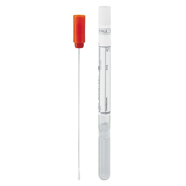 Wymazówki mikrobiologiczne z podłożem Amies - j-4122 - wymazowki-z-podlozem-amies - wiskoza - aluminium - 131-mm - 12-x-155-mm - sterylne - probowka-transportowa - 50-szt - 80-1363