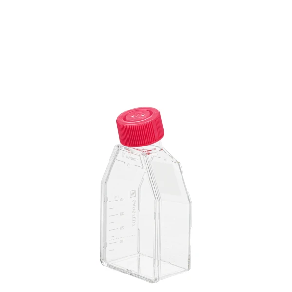 Butelki z PS do hodowli adherentnej - j-4332 - butelki-z-ps-do-hodowli-adherentnej - zakretka-z-wentylacja-i-filtrema - 25-cm%c2%b2 - 50-ml - tc-tested - 10-szt - 83-3910-002